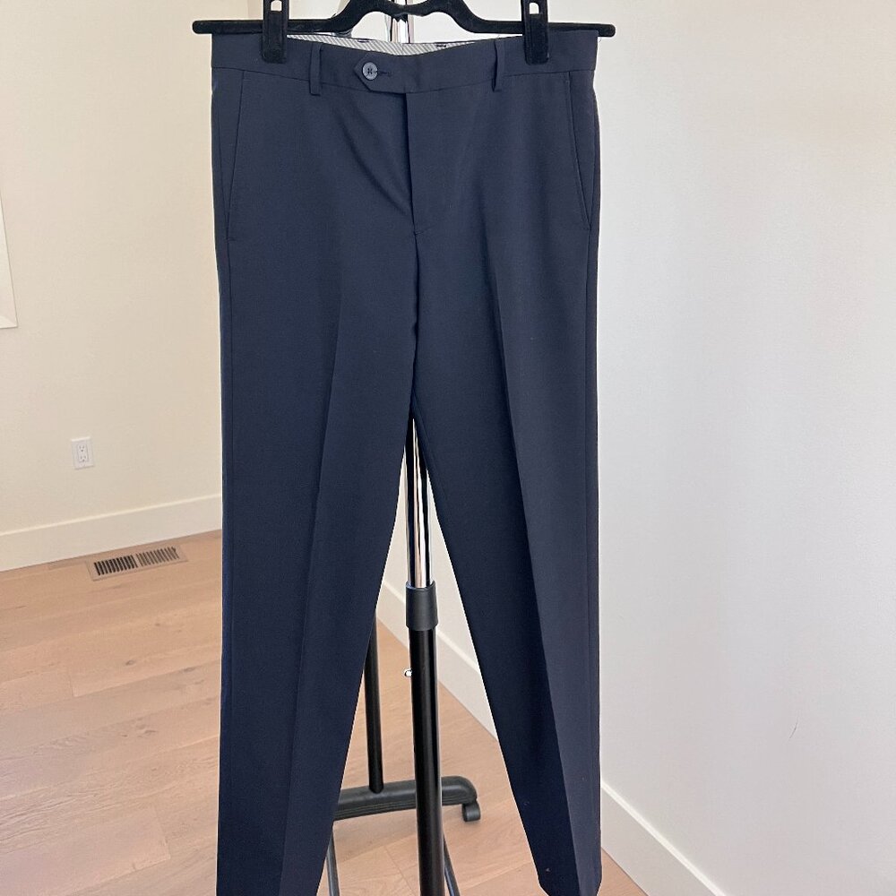 Nordstrom Flat Front Stretch Regular Dress Pants Boys 16